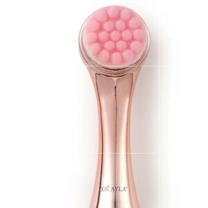Dual Facial Cleansing Brush in Rose Gold By Zoe Ayla 1 Left